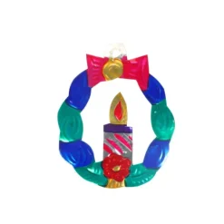 Wreath Tin Ornament