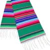 2' x 5' Serape Emerald Green