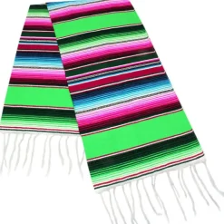 2' x 5' Serape Lime Green