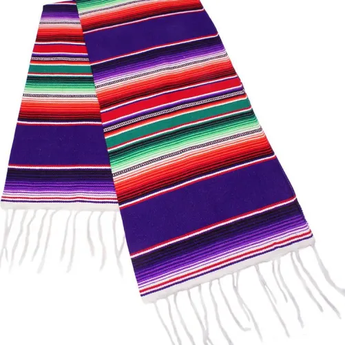 6.75' x 5' Serape Purple
