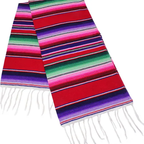 2' x 5' Serape Red