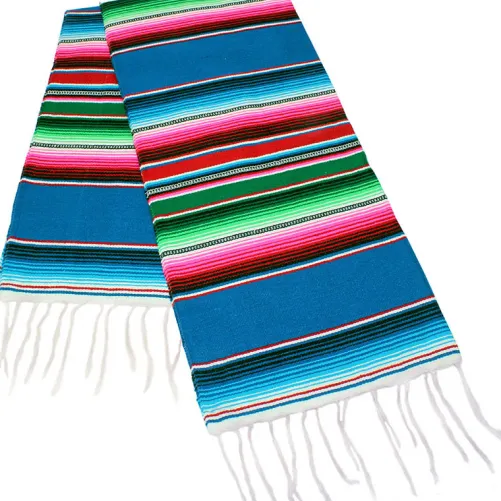 2' x 5' Serape Turquoise