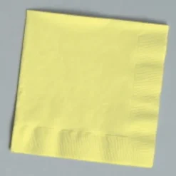 Yellow Beverage Napkins
