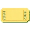 Yellow Blank Ticket Roll