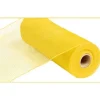 Yellow Metallic Mesh Roll