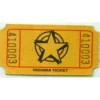 Yellow Star Ticket Roll